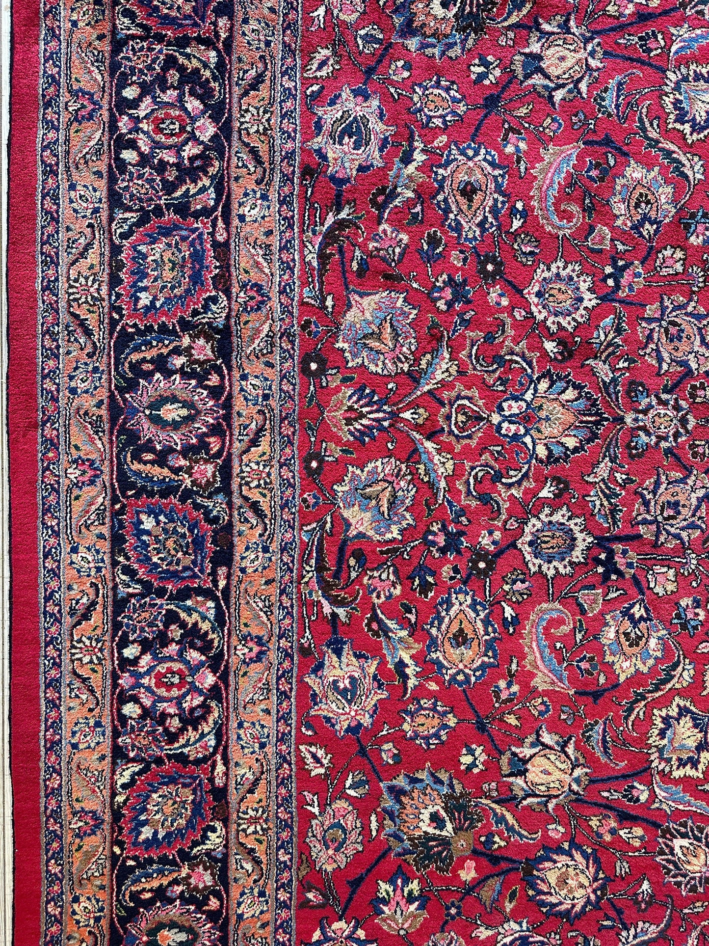 Fine Allover Persian Mashhad Rug 8’2”x11’6” - Tampa Home & Garden Store