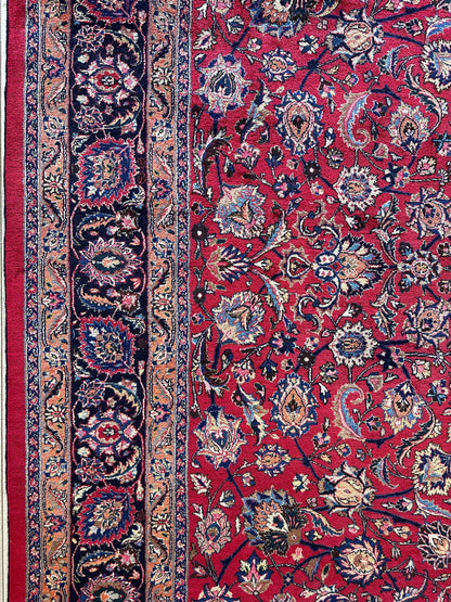 Fine Allover Persian Mashhad Rug 8’2”x11’6” - Tampa Home & Garden Store