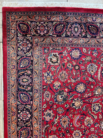 Fine Allover Persian Mashhad Rug 8’2”x11’6” - Tampa Home & Garden Store