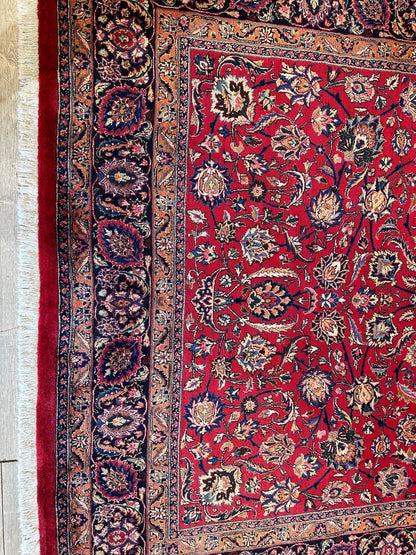 Fine Allover Persian Mashhad Rug 8’2”x11’6” - Tampa Home & Garden Store
