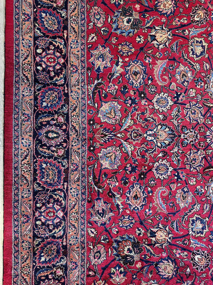 Fine Allover Persian Mashhad Rug 8’2”x11’6” - Tampa Home & Garden Store