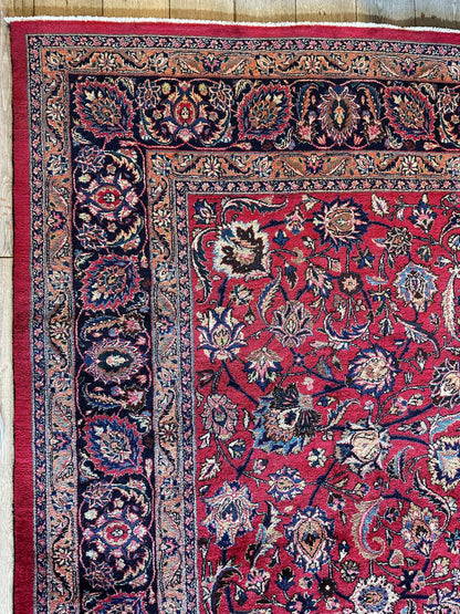 Fine Allover Persian Mashhad Rug 8’2”x11’6” - Tampa Home & Garden Store