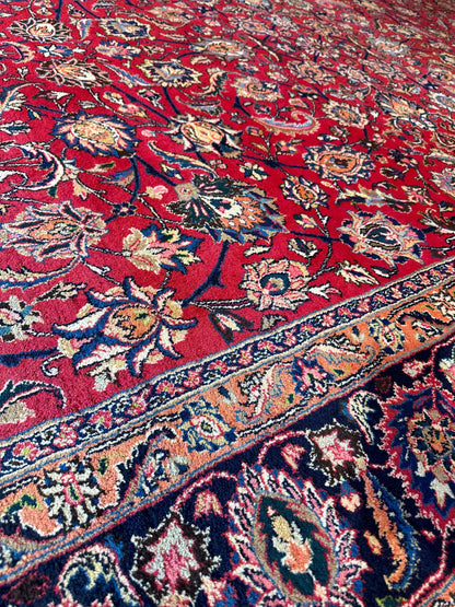 Fine Allover Persian Mashhad Rug 8’2”x11’6” - Tampa Home & Garden Store