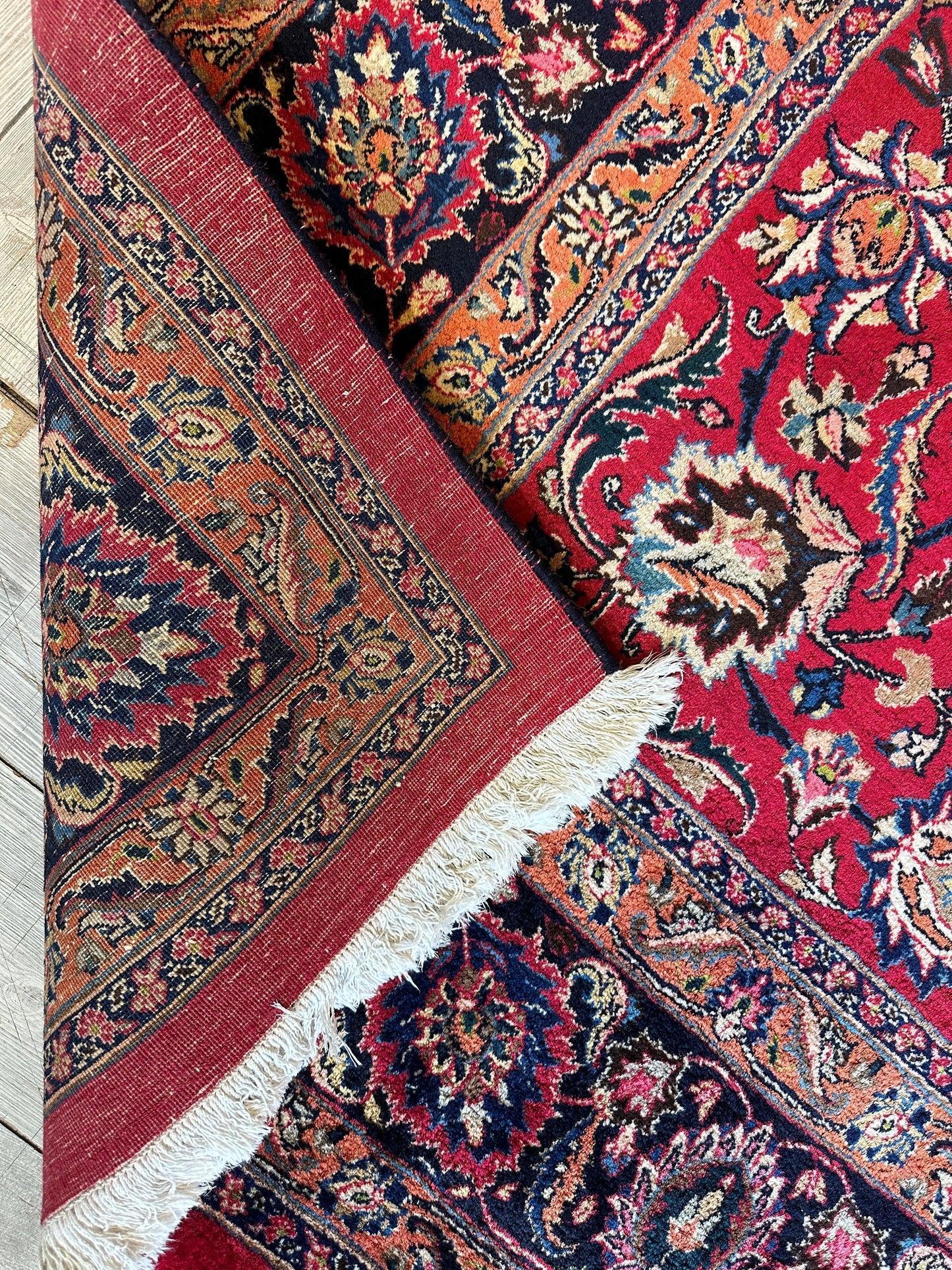 Fine Allover Persian Mashhad Rug 8’2”x11’6” - Tampa Home & Garden Store