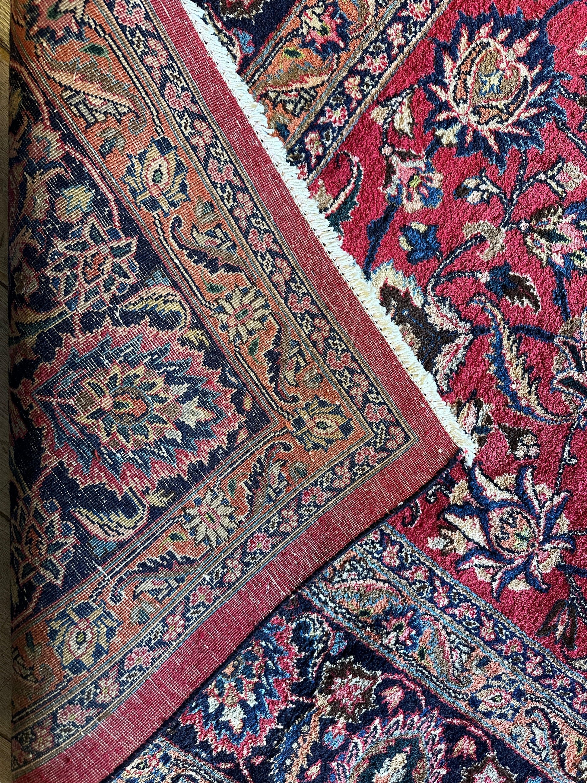 Fine Allover Persian Mashhad Rug 8’2”x11’6” - Tampa Home & Garden Store