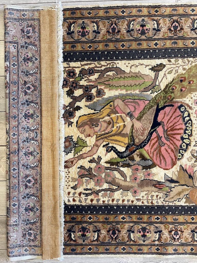 Fine Handmade Pictorial Rug 71'’ x 48'’ - Tampa Home & Garden Store