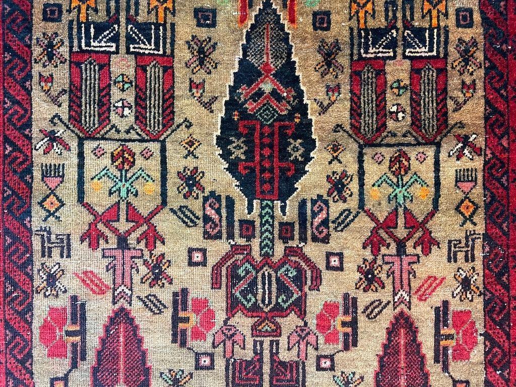 Fine Vintage Wool Baluch Rug 6x4 ft - Tampa Home & Garden Store