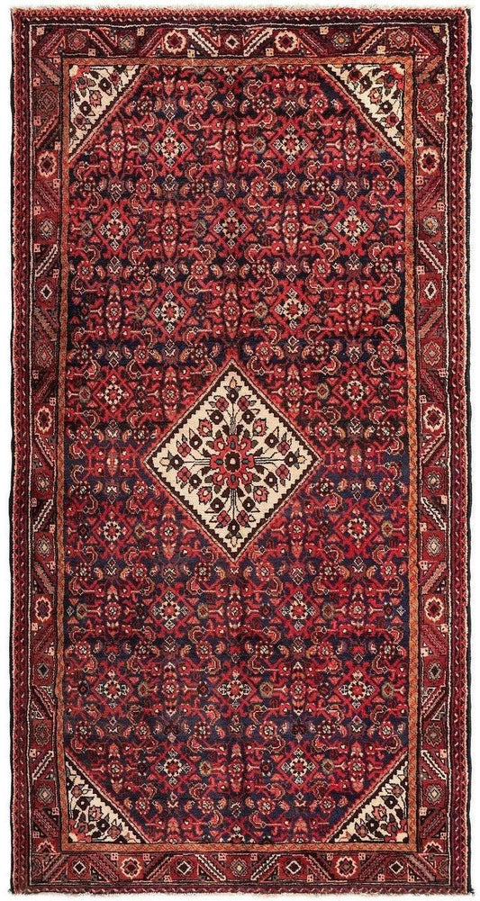 Fine Vintage Zagheh Persian Area Rug 10'4'' x 5'5'' - Tampa Home & Garden Store