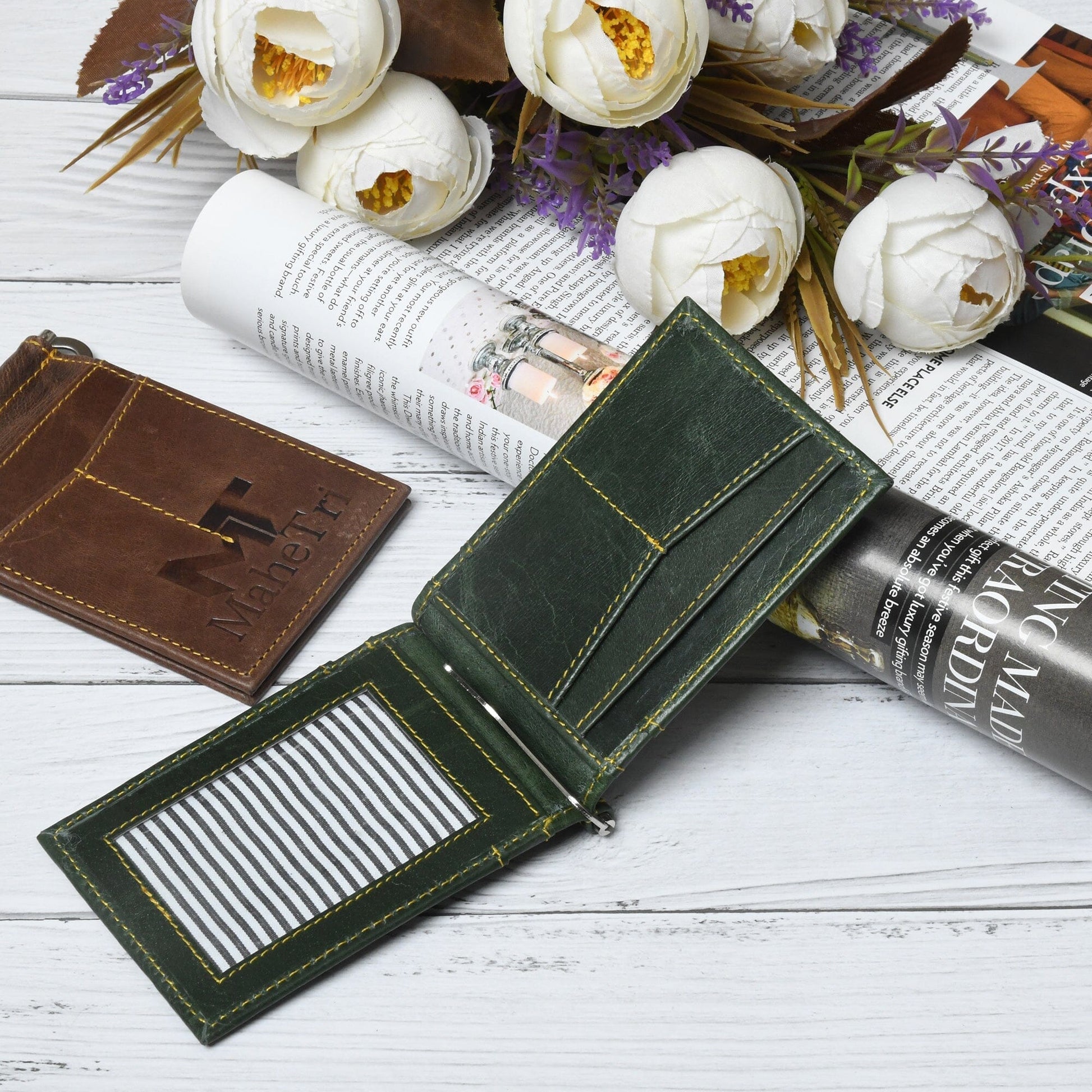 Finley Money Clipper- Green - Tampa Home & Garden Store