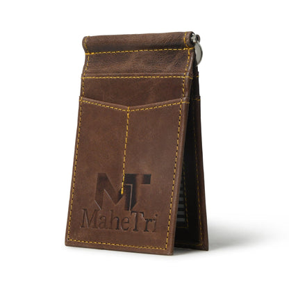 Finley Money Clipper- Walnut Brown - Tampa Home & Garden Store