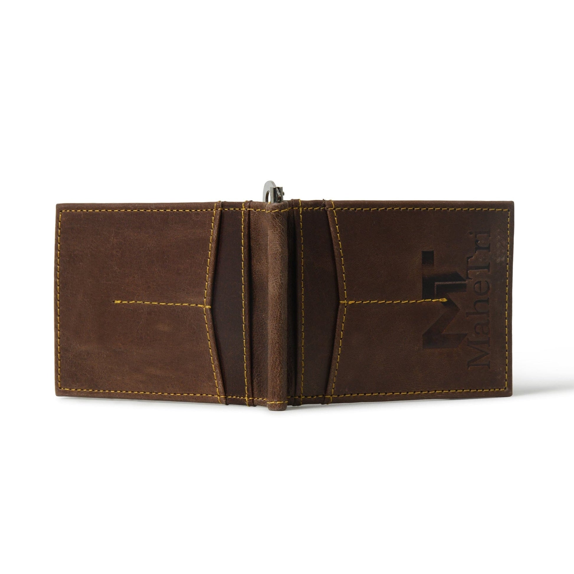 Finley Money Clipper- Walnut Brown - Tampa Home & Garden Store