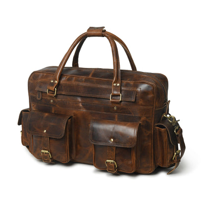 Finn Handcrafted Buffalo Leather Laptop Briefcase - Tampa Home & Garden Store