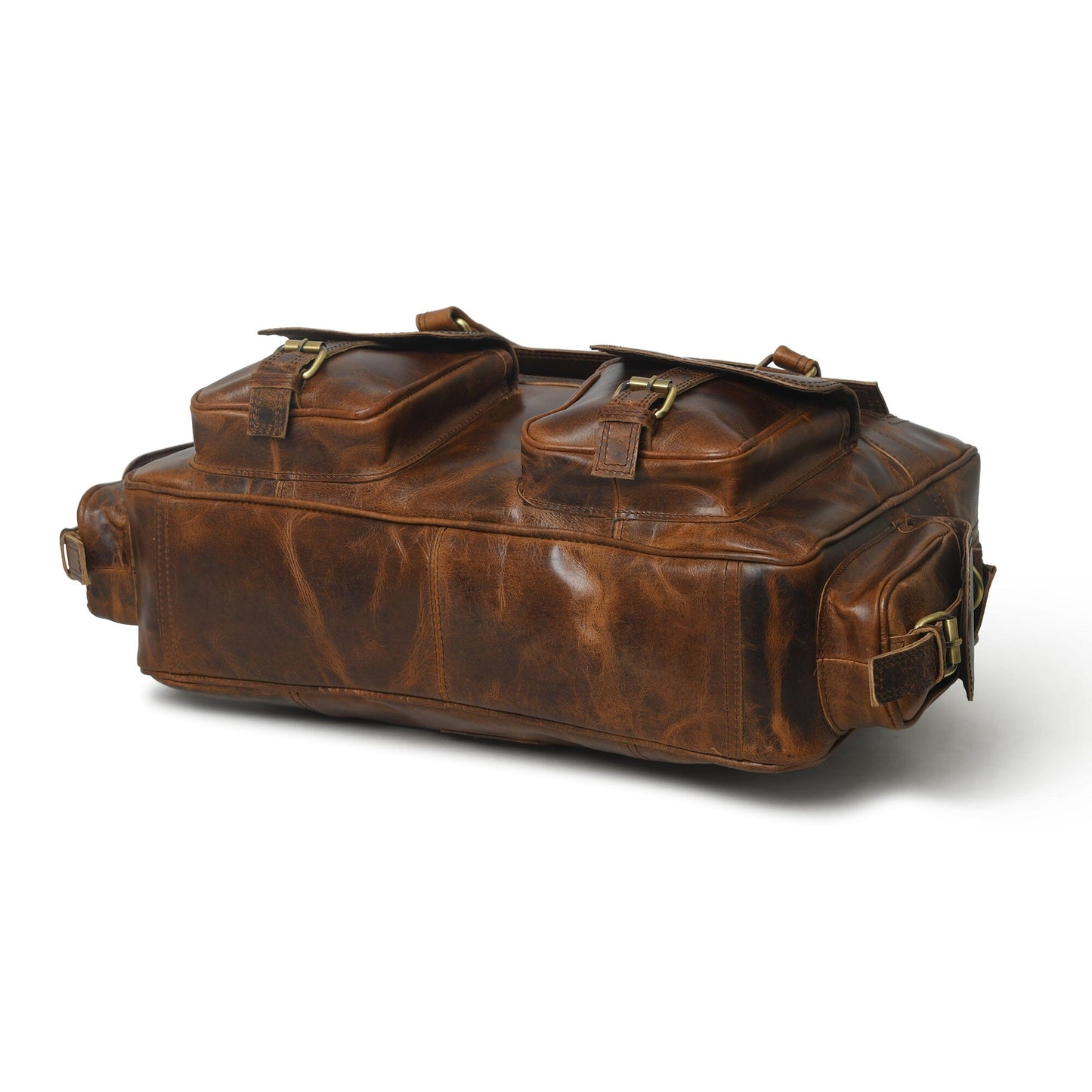 Finn Handcrafted Buffalo Leather Laptop Briefcase - Tampa Home & Garden Store