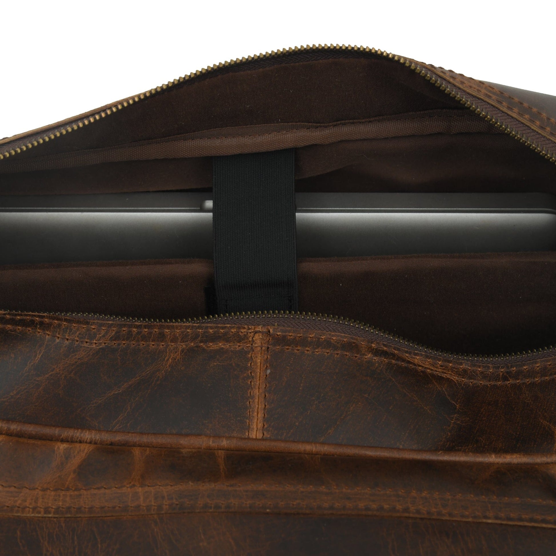 Finn Handcrafted Buffalo Leather Laptop Briefcase - Tampa Home & Garden Store