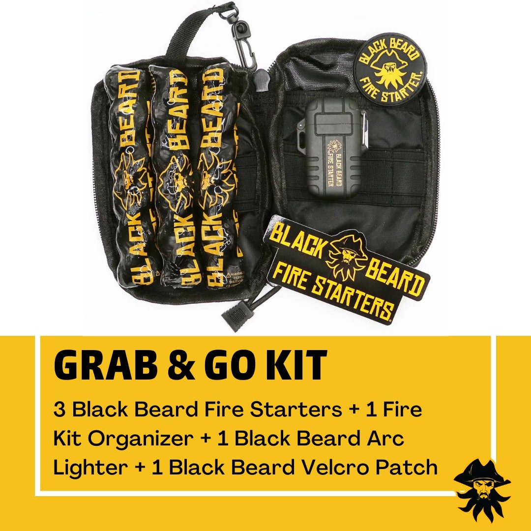 Fire Starting Kit Grab & Go | Black Beard - Tampa soil911.com