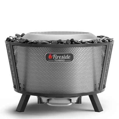 Fireside Pluto R29 Outdoor Fire Pit  - Painted Black - Tampa Home & Garden Store