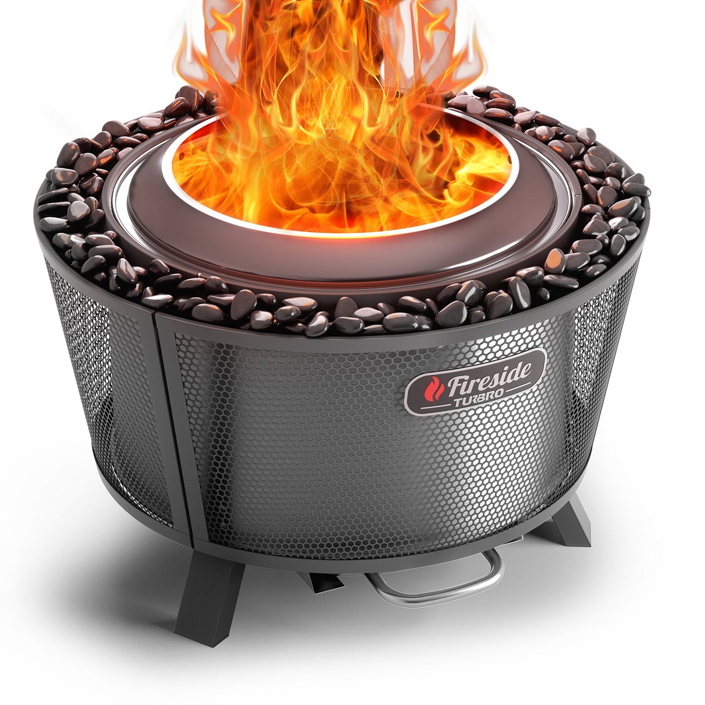 Fireside Pluto R29 Outdoor Fire Pit  - Painted Black - Tampa Home & Garden Store