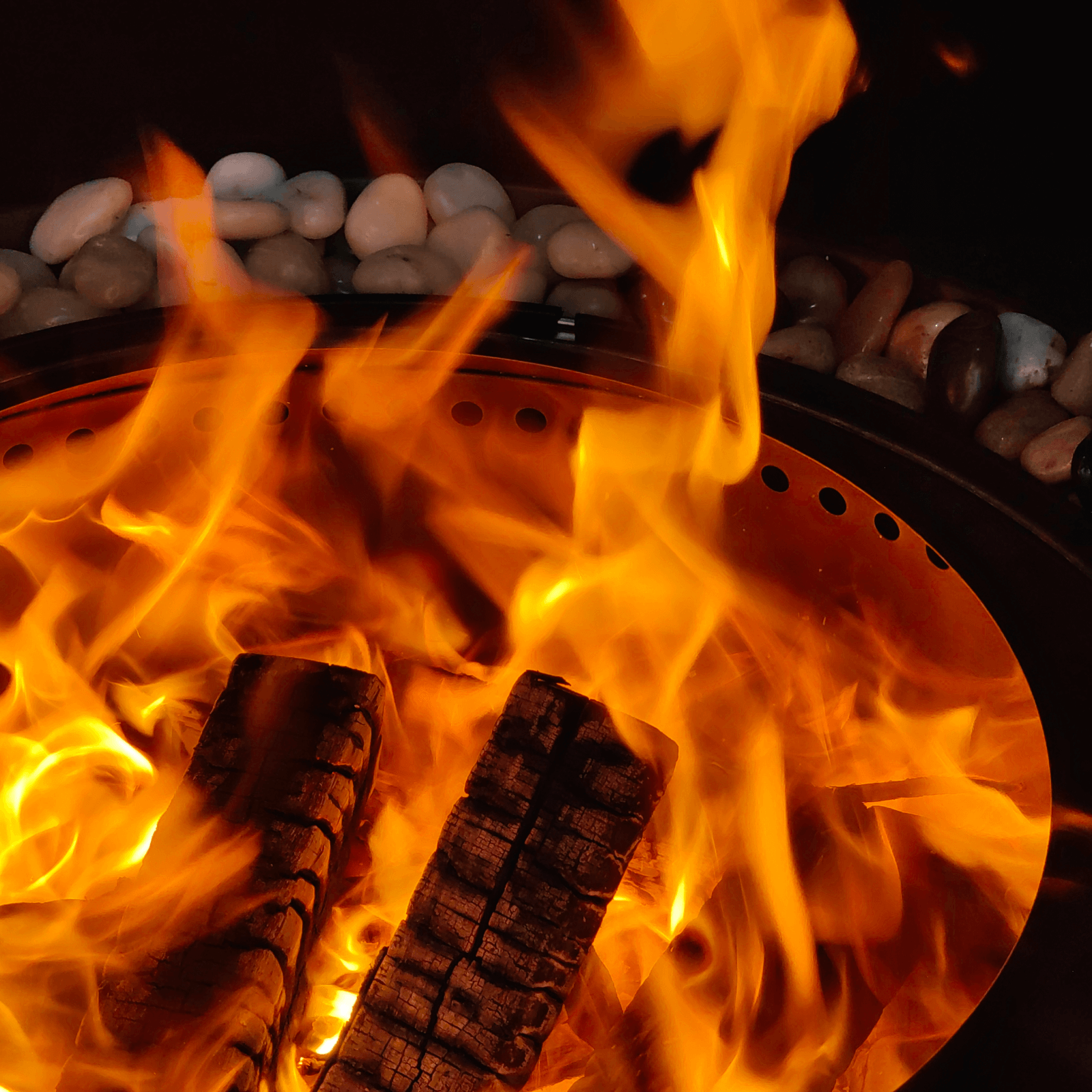 Fireside Pluto R29 Outdoor Fire Pit  - Painted Black - Tampa Home & Garden Store