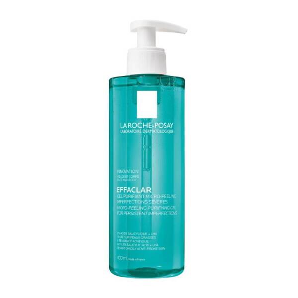 Facial cleanser La Roche-Posay Effaclar Micro-Peeling 400ml blue pump bottle on Tampa Home & Garden Store