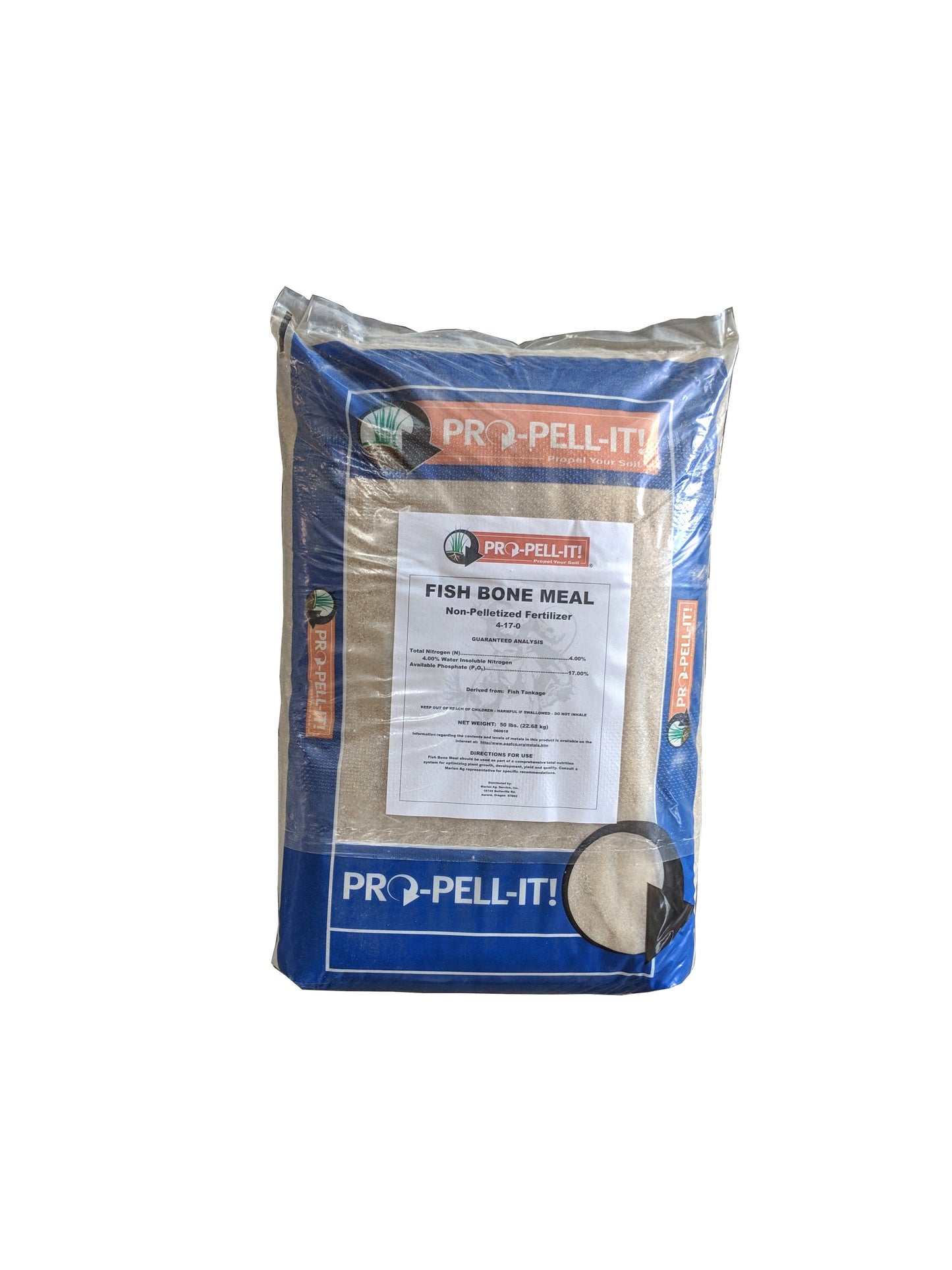 Fish Bone Meal Fertilizer 4-17-0 | Organic - Tampa Home & Garden Store