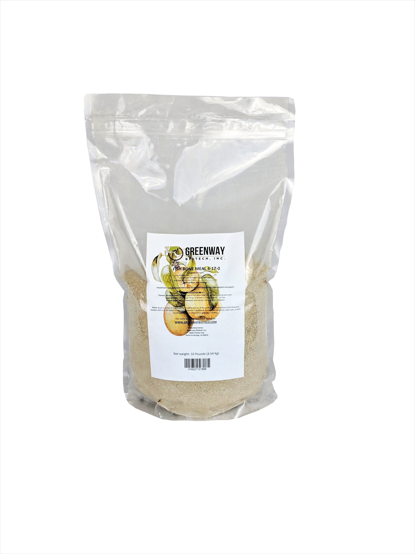 Fish Bone Meal Fertilizer 4-17-0 | Organic