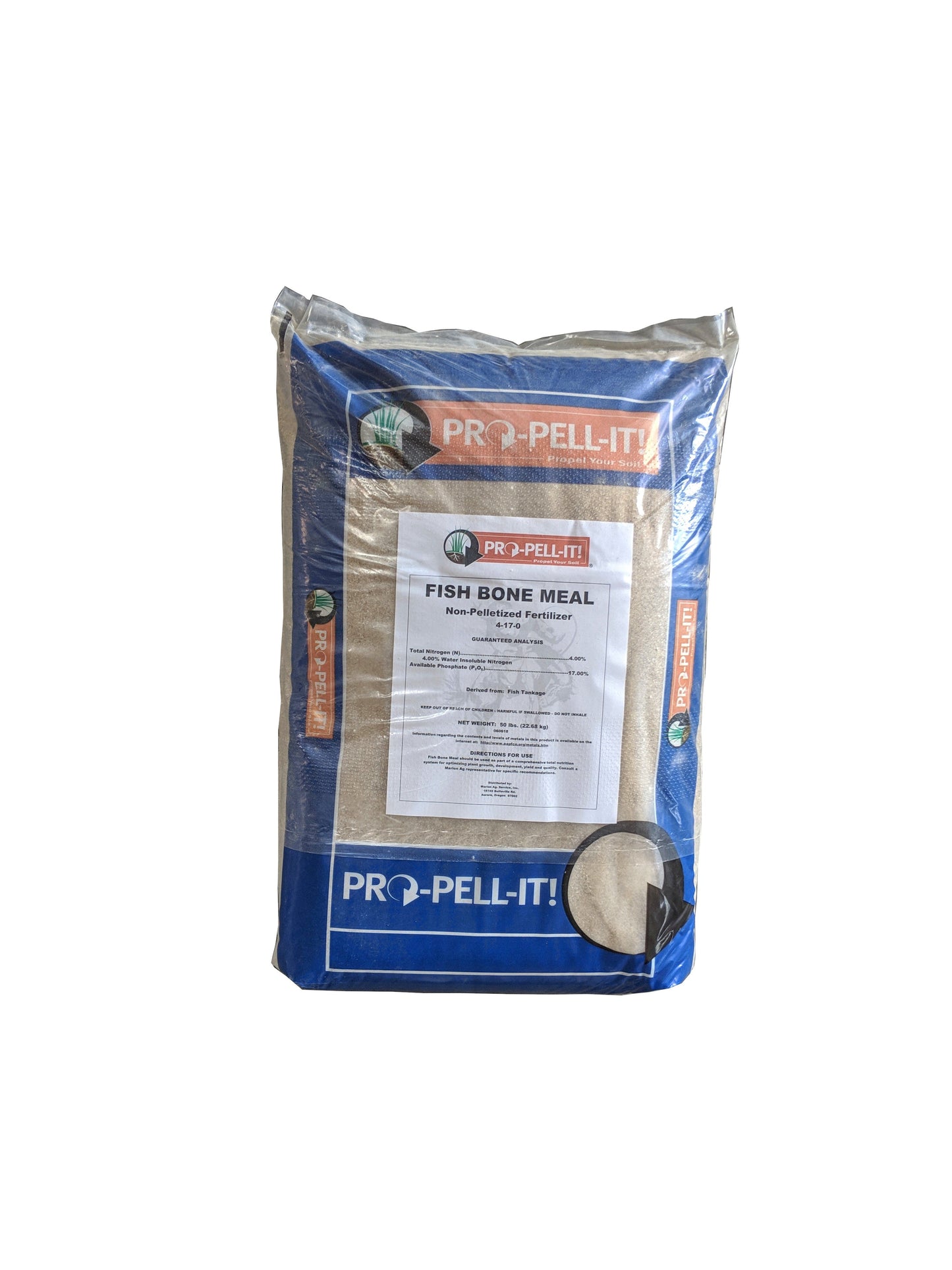 Fish Bone Meal Fertilizer 4-17-0 | Organic