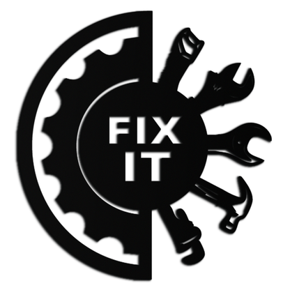 Fix It Tools Metal Wall Art – Industrial Gear & Hand Tools Silhouette Black Steel Decor for Garage or Workshop- KAF419 - Tampa Home & Garden Store