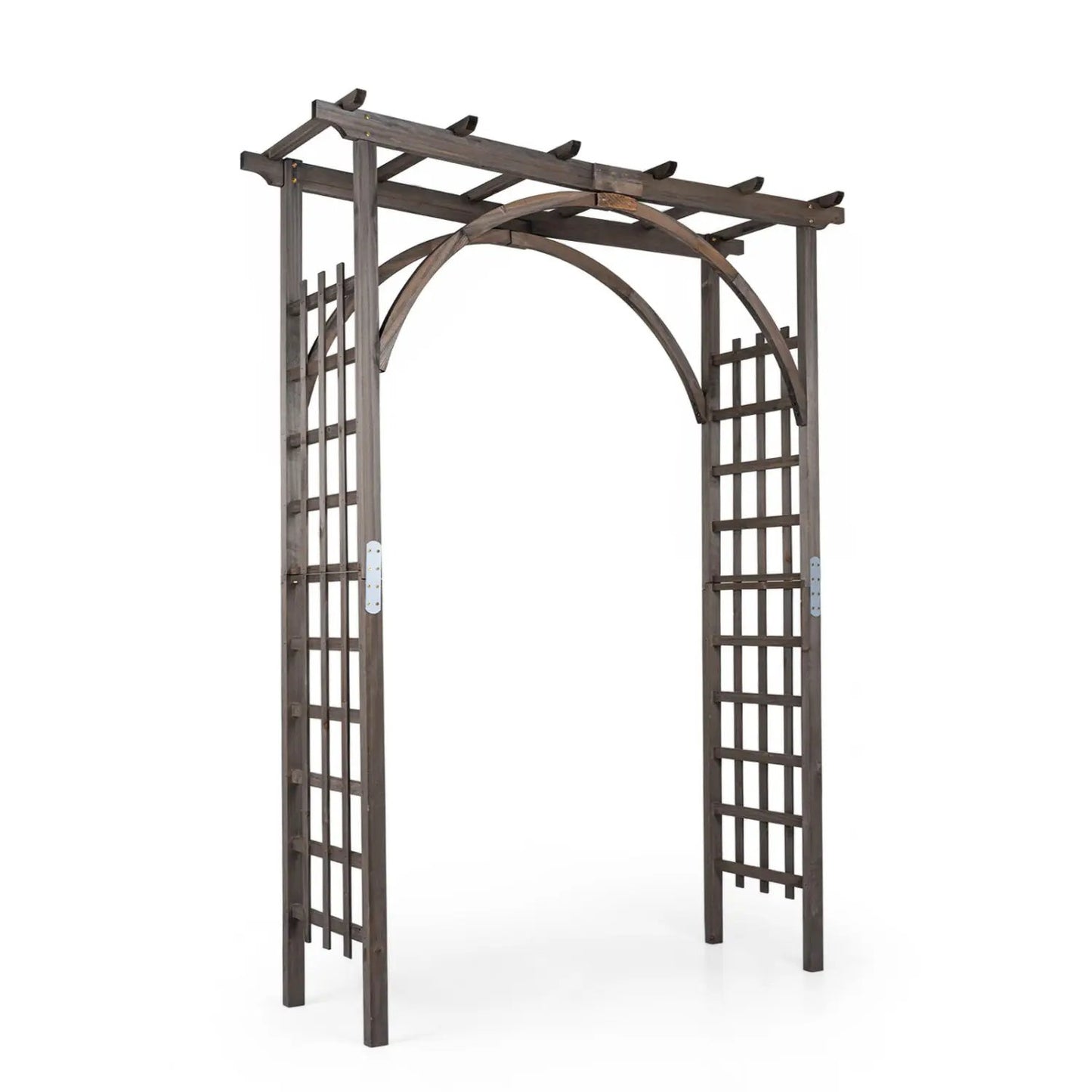 Garden Arch Trellis 85 Inch Fir Wood for Climbing