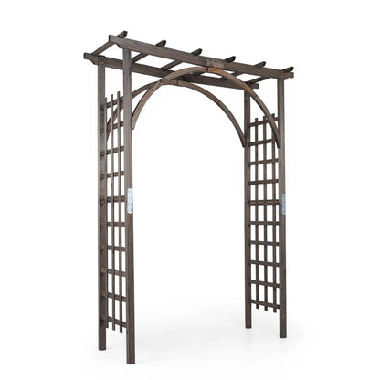 Garden Arch Trellis 85 Inch Fir Wood for Climbing