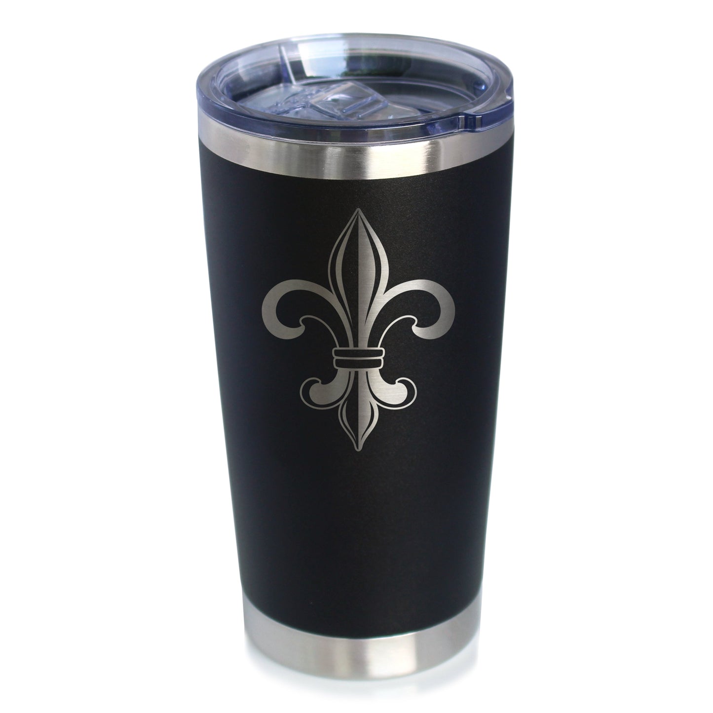 Fleur de Lis - Cute Lily Themed Gifts - Gift for Lovers of French & Italian Culture - 20 oz Coffee Tumbler - Tampa soil911.com