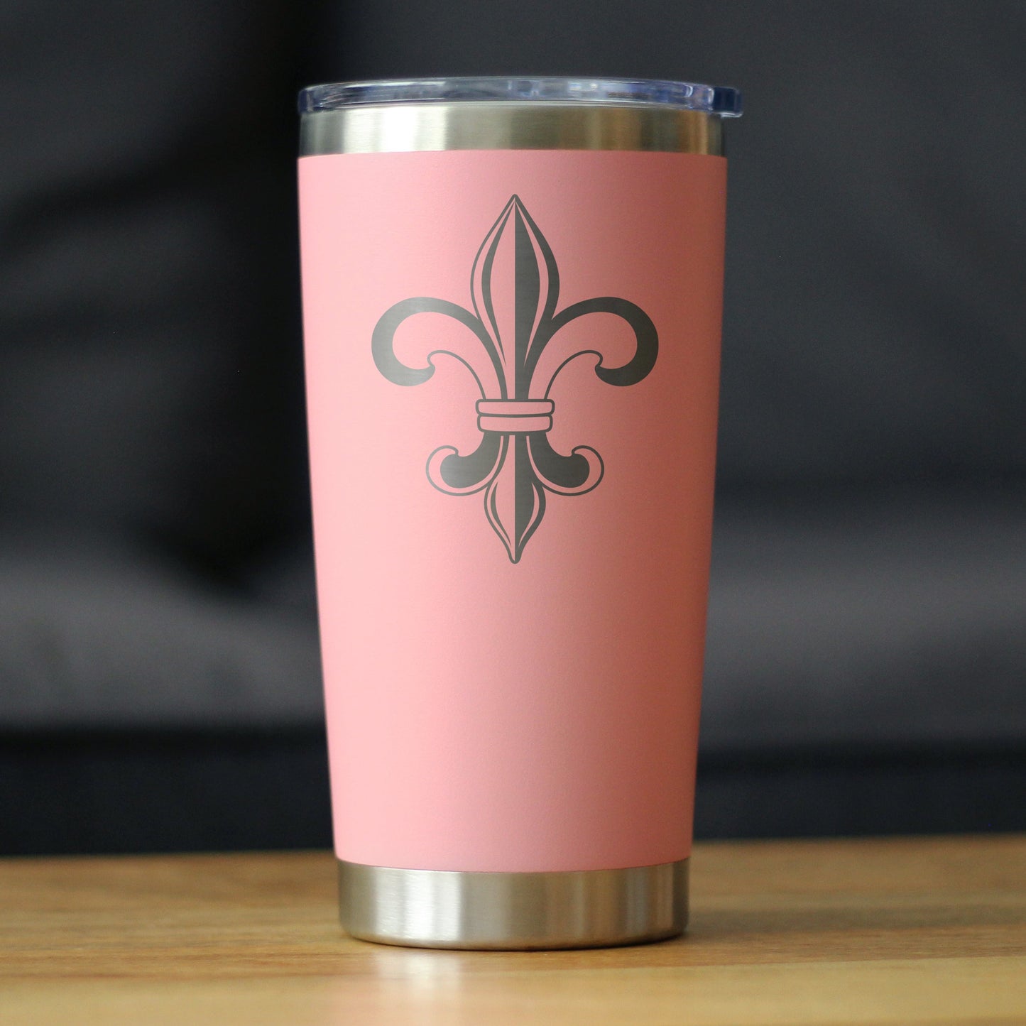 Fleur de Lis - Cute Lily Themed Gifts - Gift for Lovers of French & Italian Culture - 20 oz Coffee Tumbler - Tampa soil911.com