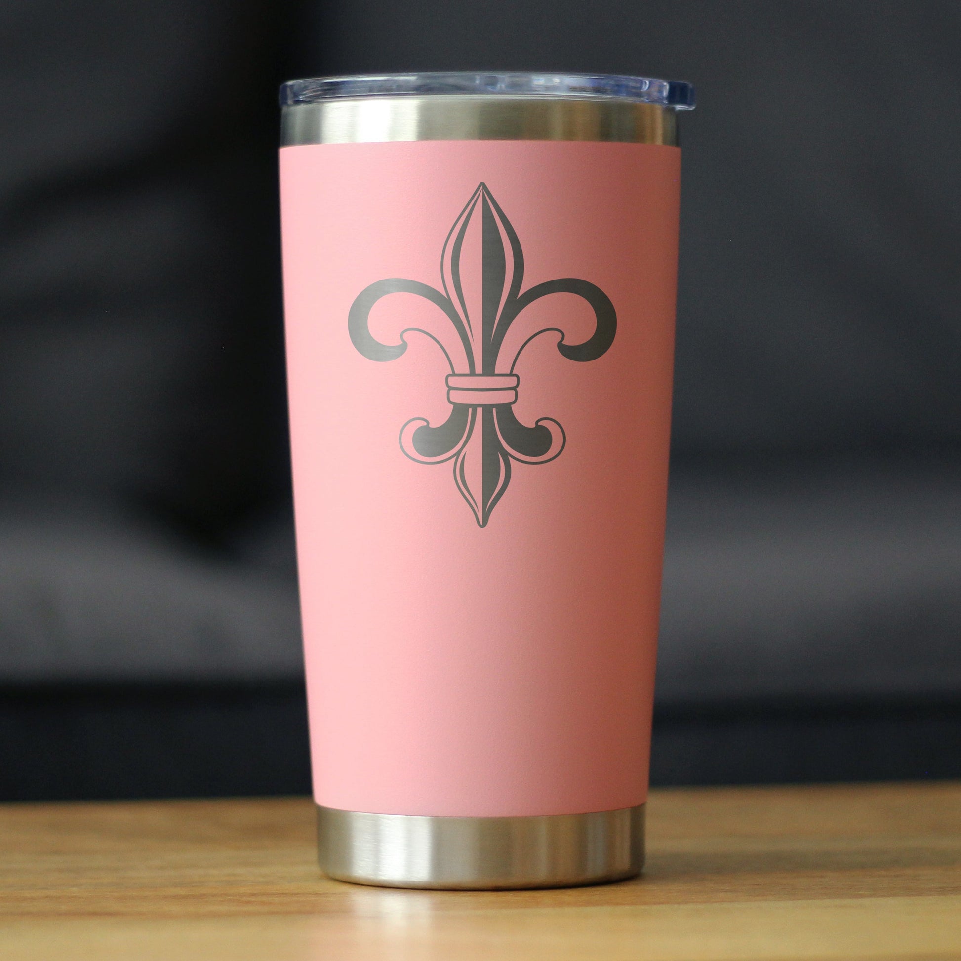Fleur de Lis - Cute Lily Themed Gifts - Gift for Lovers of French & Italian Culture - 20 oz Coffee Tumbler - Tampa soil911.com