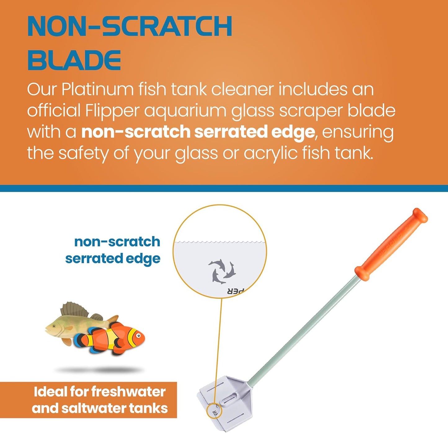Cichlid Bros Flipper Magnet Scrubber Kit
