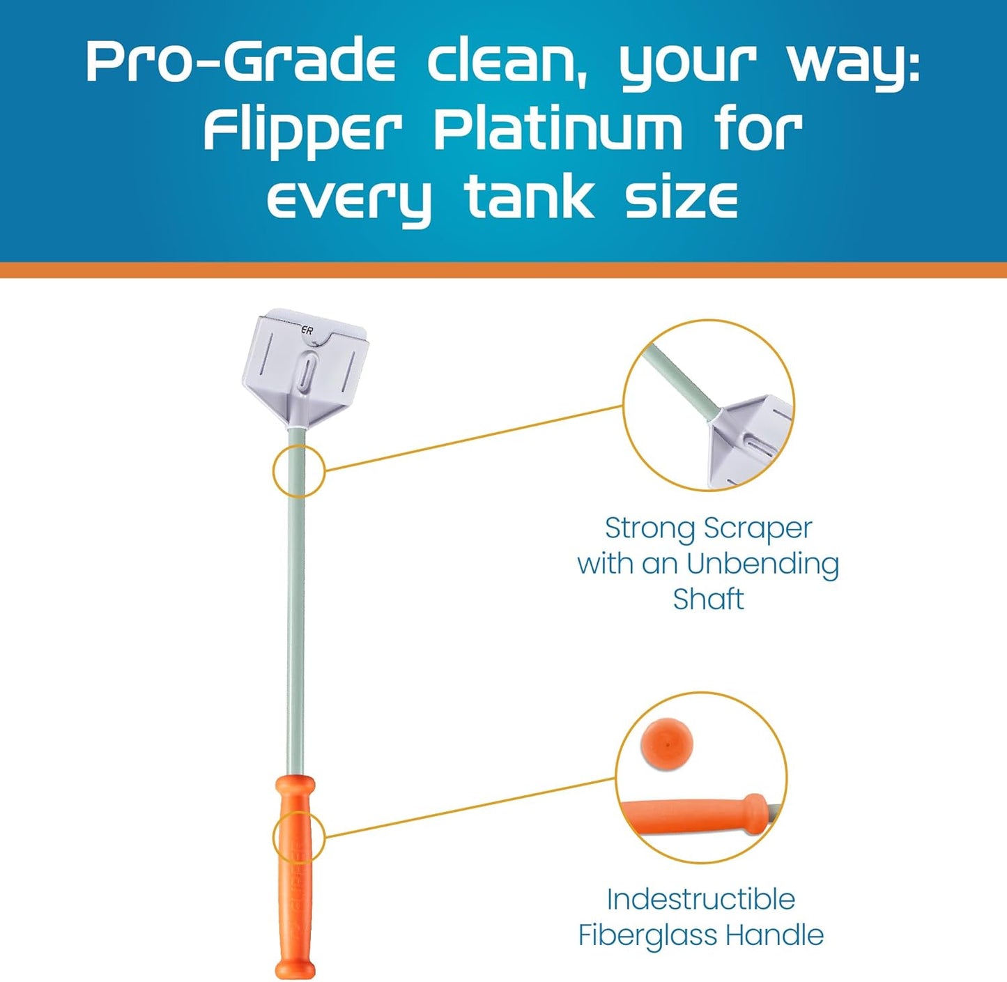 Cichlid Bros Flipper Magnet Scrubber Kit