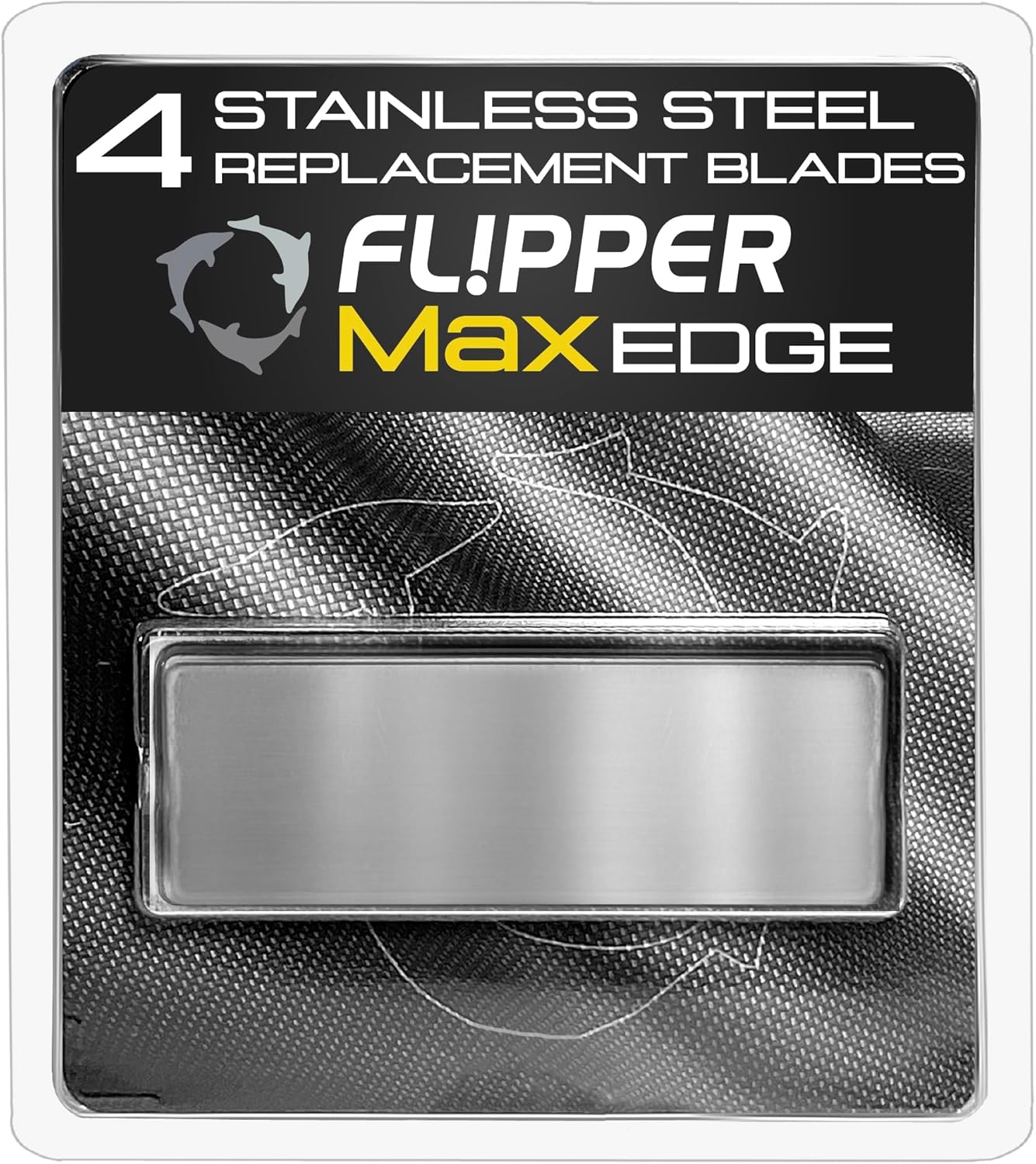 Flipper Edge Max Replacement Blades 4 Pack