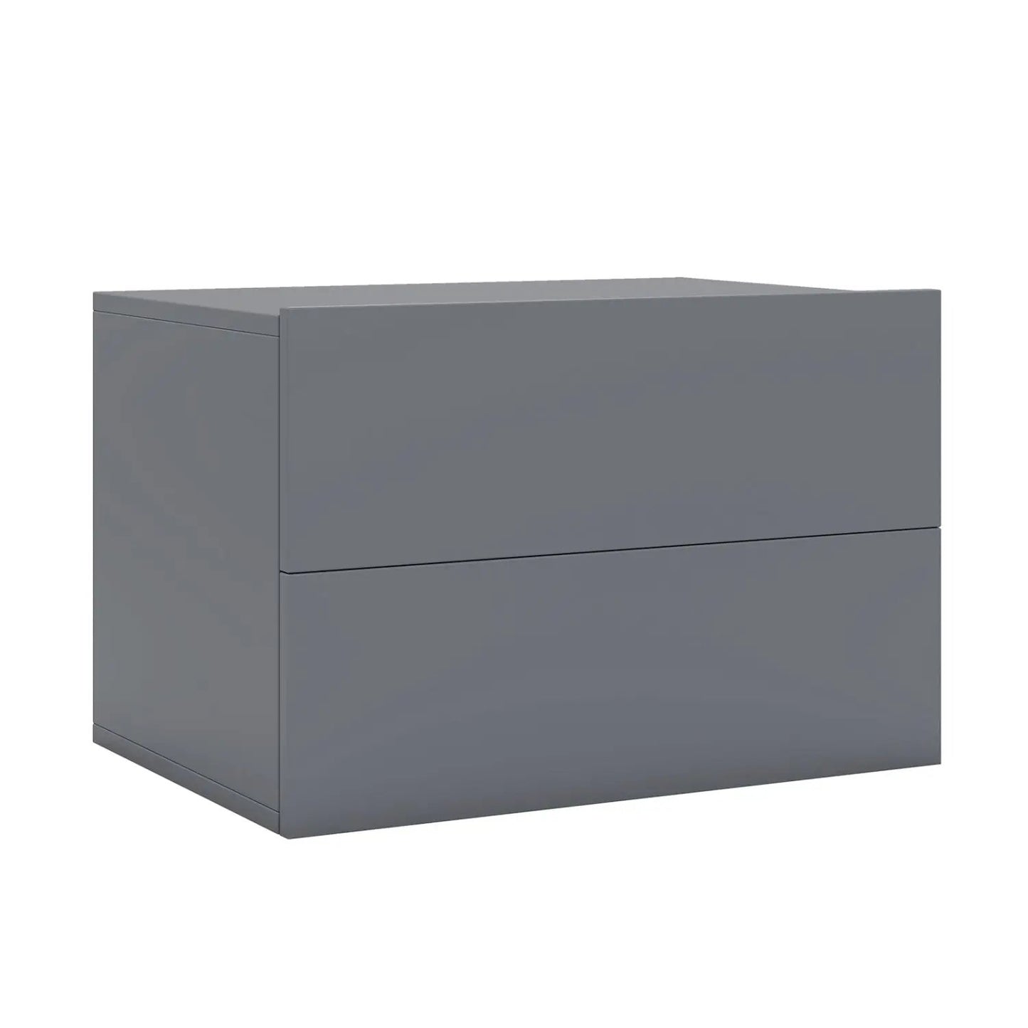 Wall Mounted Floating Nightstand with 2 Drawers