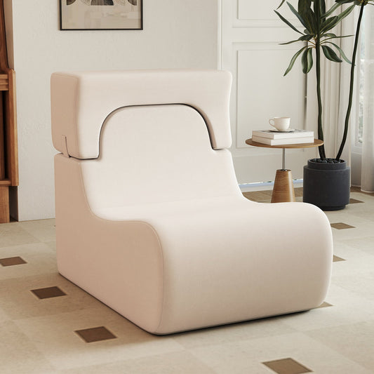Floor Chair Lazy Sofa with Detachable Headrest - Tampa Home & Garden Store