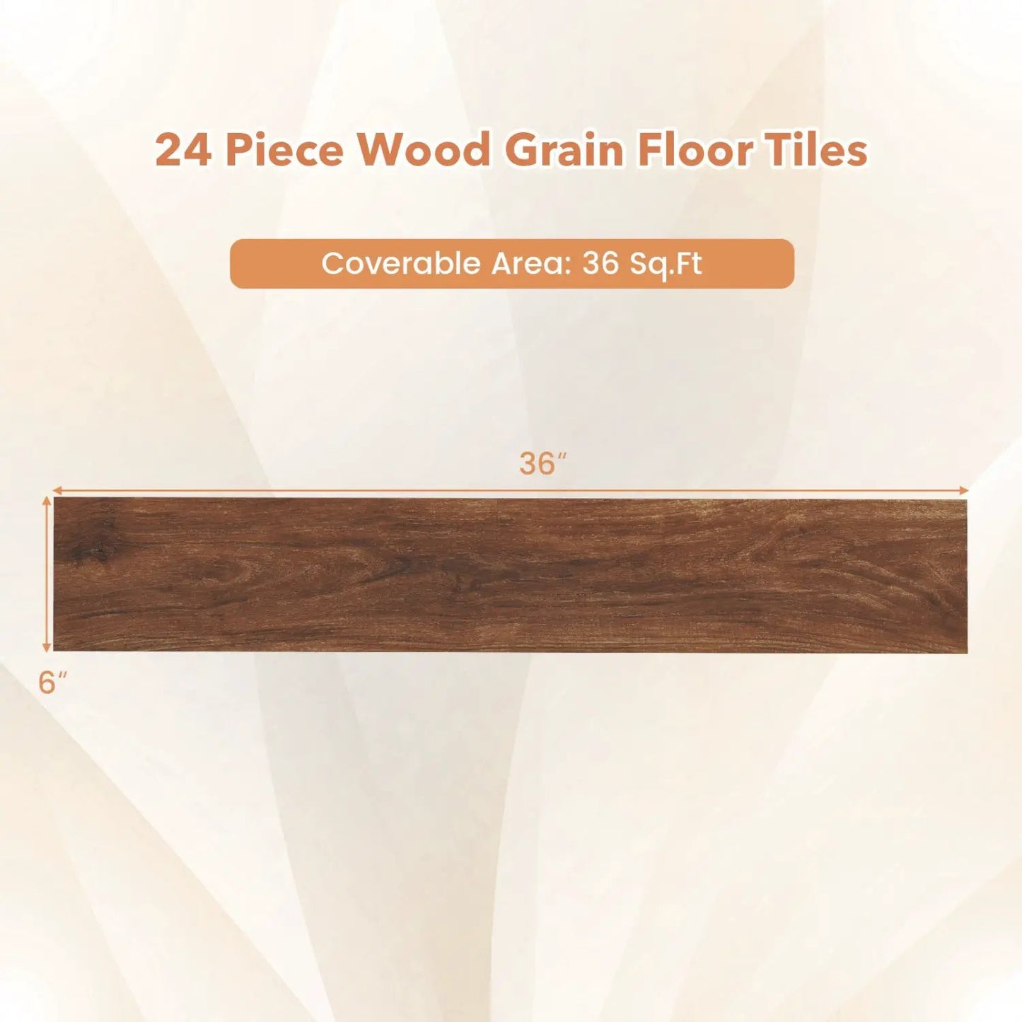 Waterproof Vinyl Plank Flooring With Wood Grain