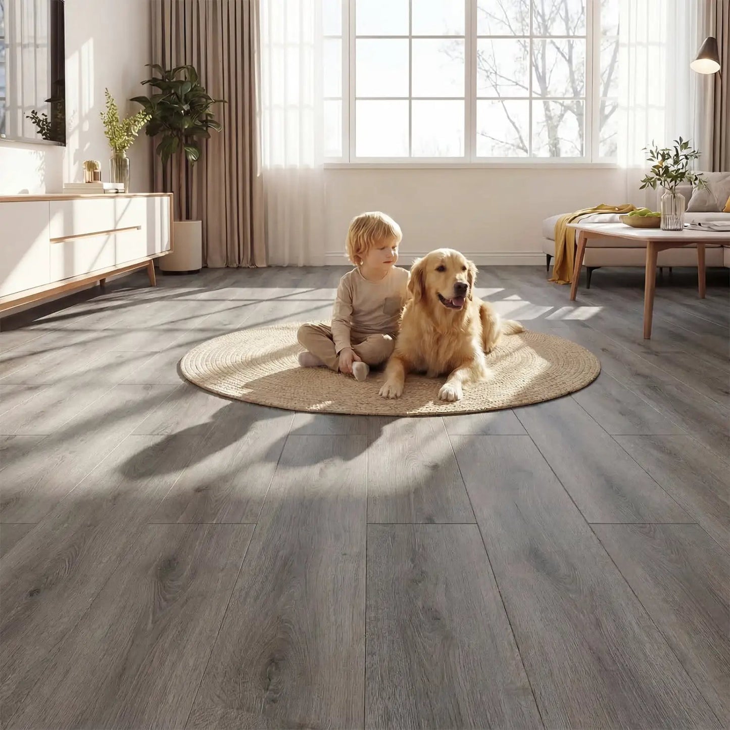 Waterproof Vinyl Plank Flooring With Wood Grain