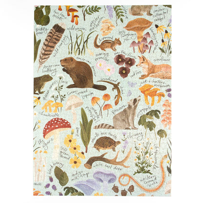 Flora & Fauna - 1,000 Piece Jigsaw Puzzle - Tampa Home & Garden Store