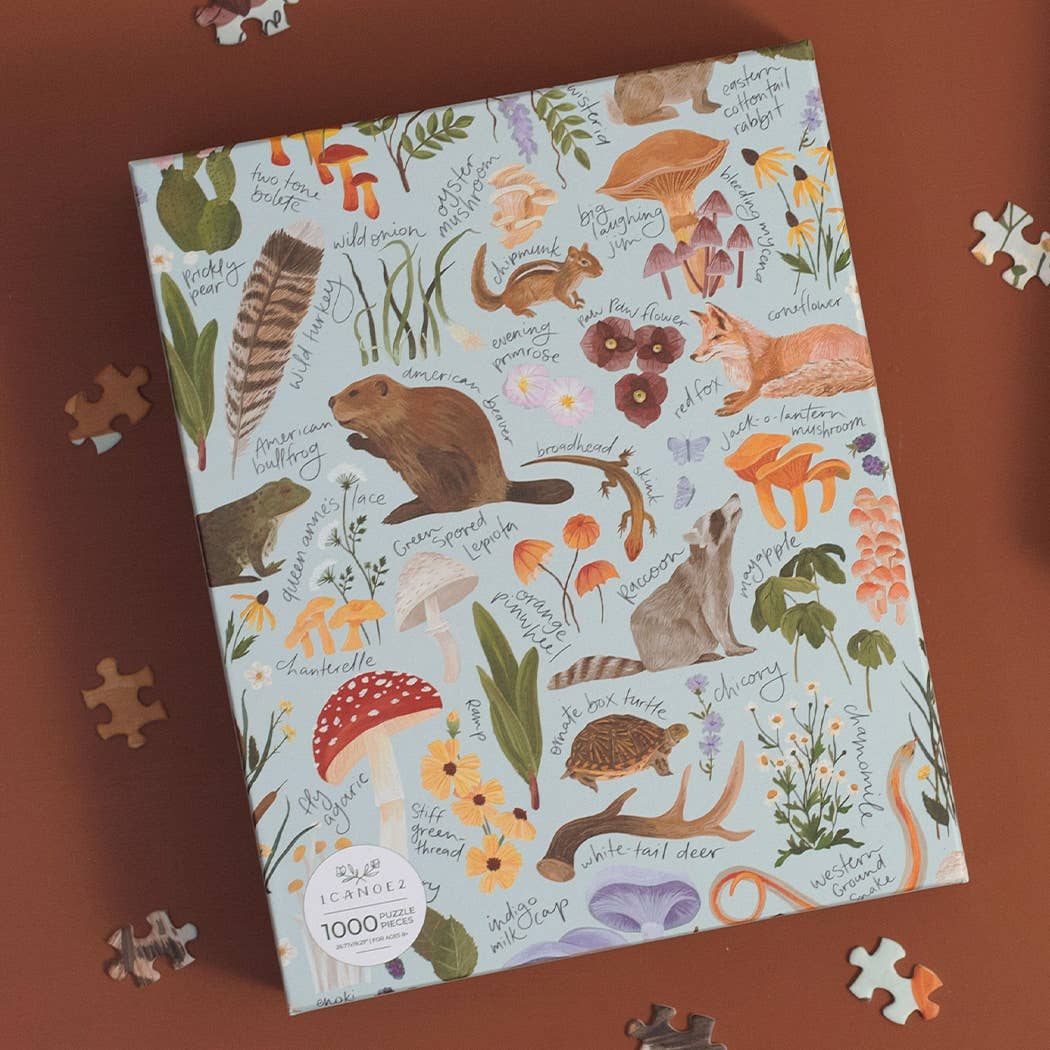 Flora & Fauna - 1,000 Piece Jigsaw Puzzle - Tampa Home & Garden Store