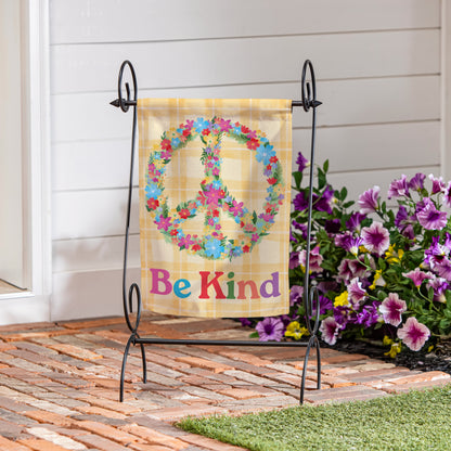 Floral Be Kind Suede Garden Flag - Tampa Home & Garden Store