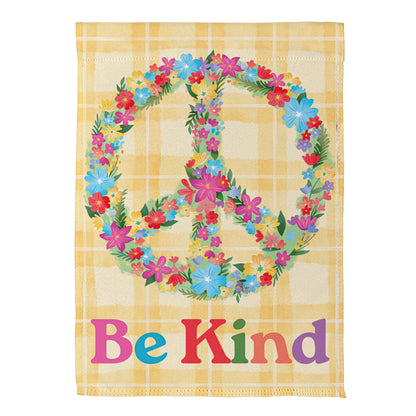 Floral Be Kind Suede Garden Flag - Tampa Home & Garden Store