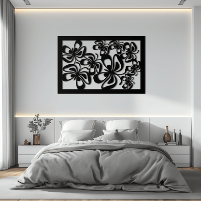 Floral Burst Metal Wall Art - Steel Wall Decor for Home and Office - KAF016 - Tampa Home & Garden Store