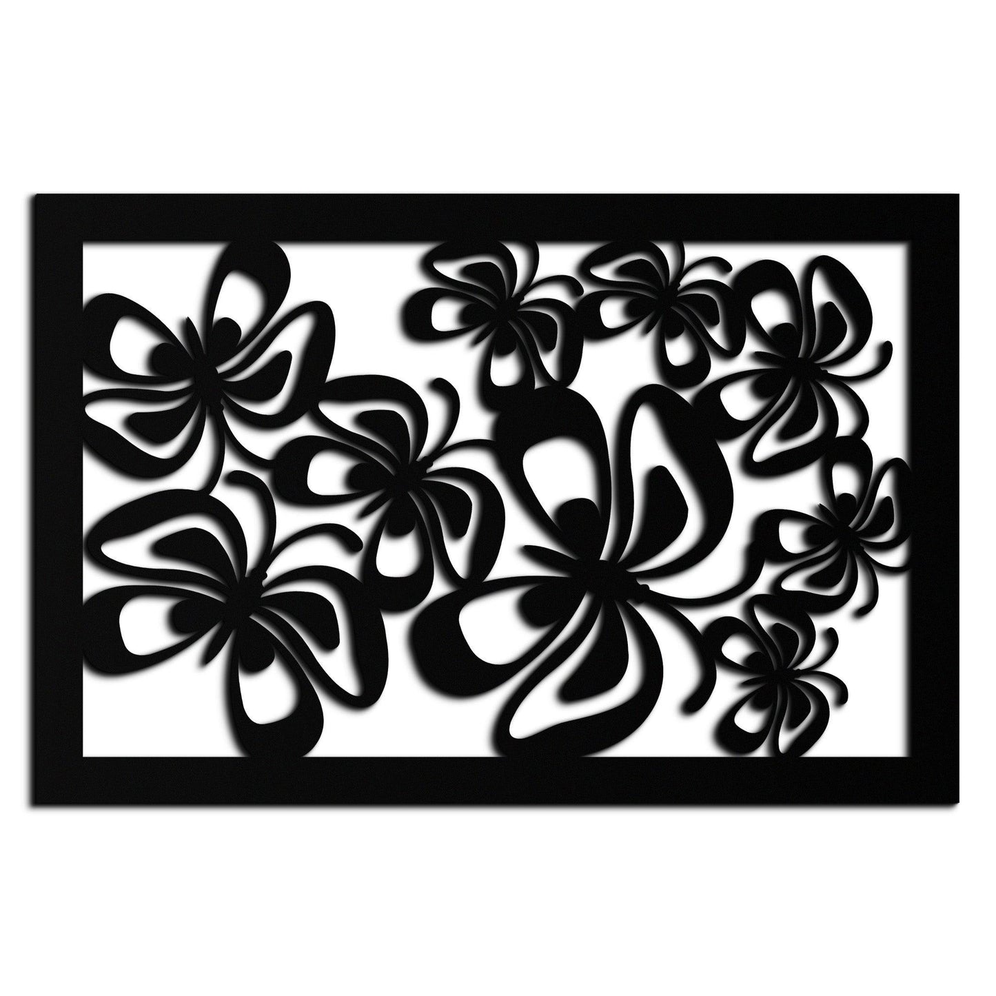 Floral Burst Metal Wall Art - Steel Wall Decor for Home and Office - KAF016 - Tampa Home & Garden Store