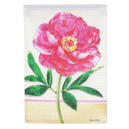 Floral Stems Burlap Garden Flag - Tampa Home & Garden Store