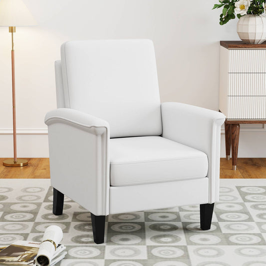 Floral Accent Chair Farmhouse Boho Armchair with Solid Wood Legs and High Back - Tampa Home & Garden Store