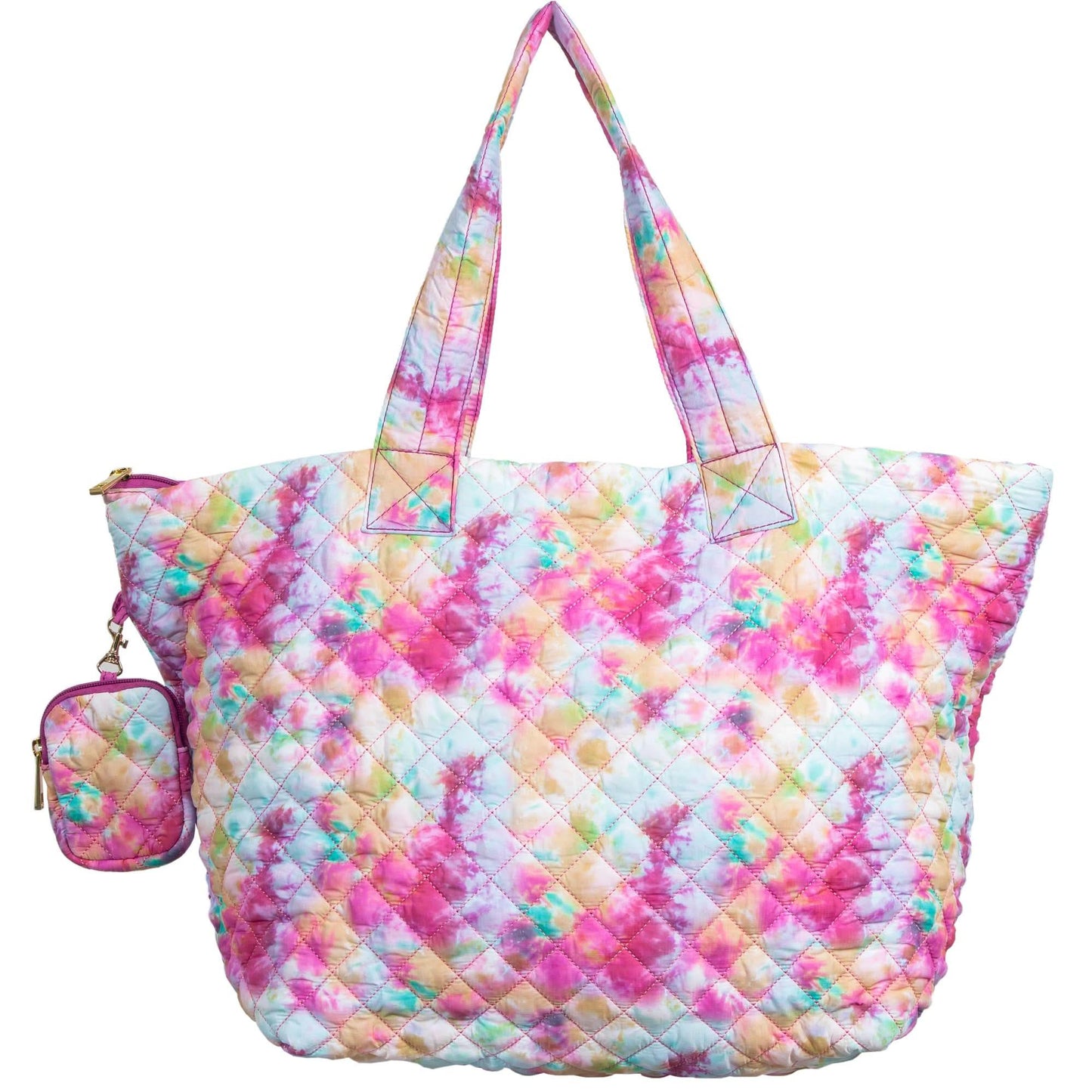 Sac cabas matelassé en nylon Alyssa Jumbo – Léger, spacieux et prêt à voyager