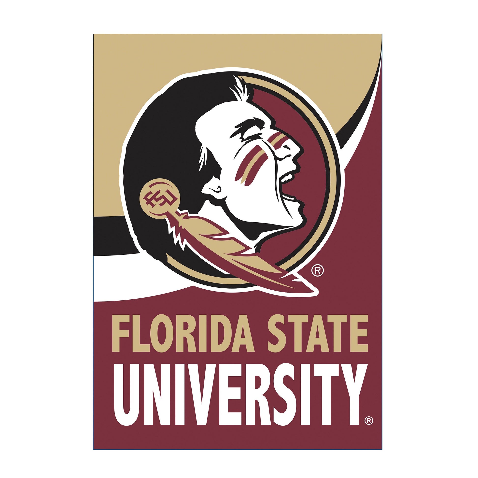 Florida State University Burlap Flag GDN Size - Tampa Home & Garden Store