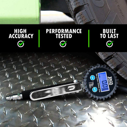 FlowPro® 2.0 Digital Tire Inflator with Pressure Gauge - 200 PSI - Tampa Home & Garden Store
